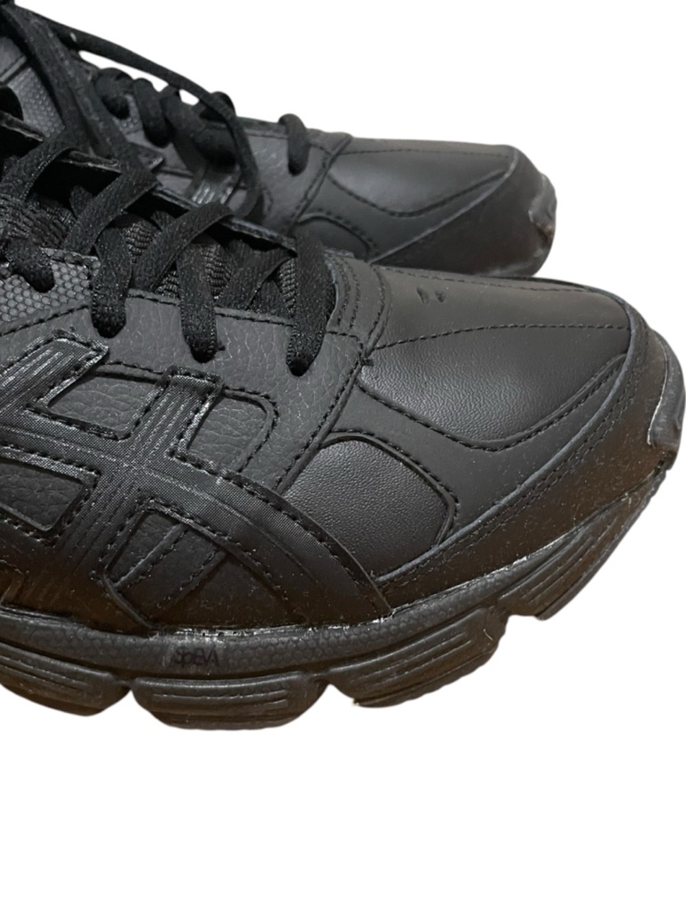 Asics Gel 190TR Black Running Training Sneakers Women Size 9.5 Wide 2E - Picture 3 of 10